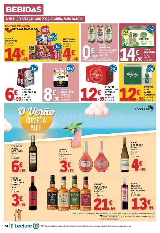 Antevisão Folheto E-LECLERC Promoções de 13 a 19 agosto